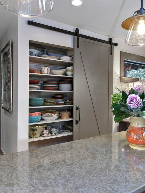 Pantry With Sliding Barn Door Houzz