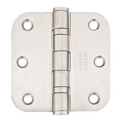 Emtek 3 1/2" x 3 1/2" with 5/8" Radius Corners Heavy Duty Door Hinge - Hinges