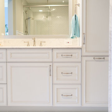 Child's Bathroom Remodel with Barn Door