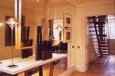 Inspiration for a contemporary entryway in London.