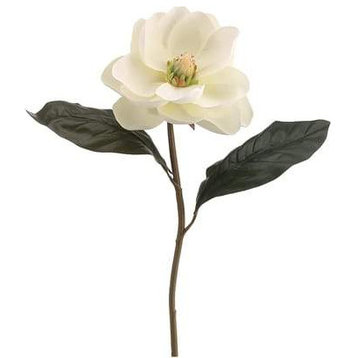 Silk Plants Direct Magnolia Spray - Cream White - Pack of 12