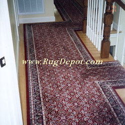 Custom Stair Runners - Carpet Tiles