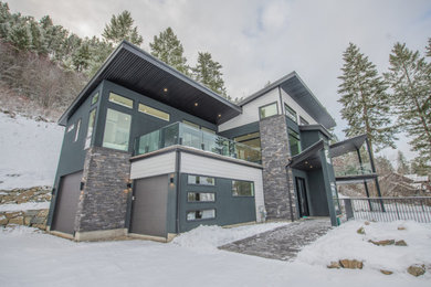 Example of a trendy exterior home design in Other
