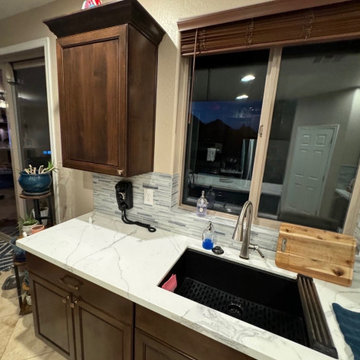 Stain and Paint Kitchen Reface