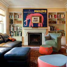 fireplace wall art