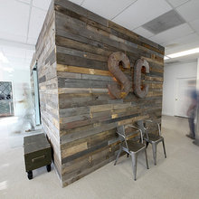 Wood wall