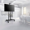 ONKRON Mobile TV Stand with Wheels Rolling TV Cart for 50-83" TVs up to 200 lbs