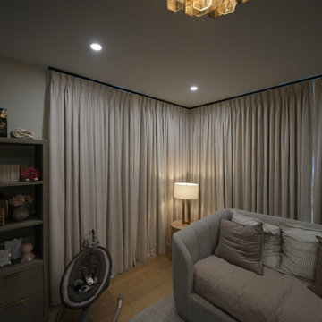 Evening Light, Draperies Closed - Private Residence, Fort Lauderdale