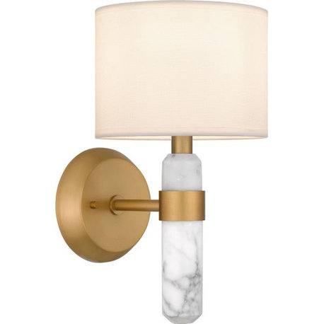 Kimberly 1 Light Wall Sconce, 12.5"Hx7"W