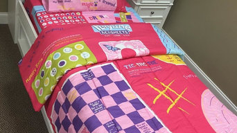 Girls bed with Playtime Bed Sheets