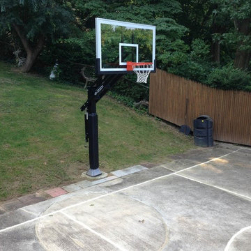 Frank L's Pro Dunk Platinum Basketball System on a 32x32 in Bethesda, ME
