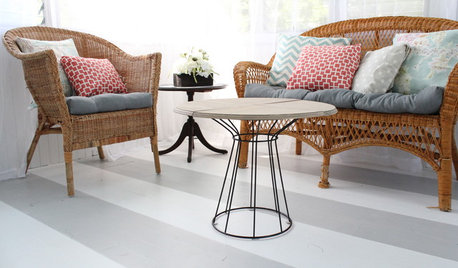 DIY: How to Paint Stripes on Your Floor