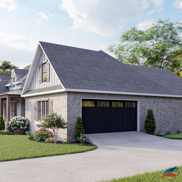 Modern Farmhouse Plan 4534-00035