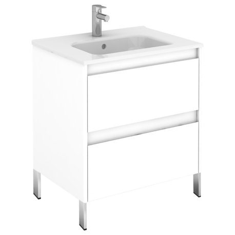 WS Bath Collections Ambra 60F Ambra 24" - Gloss White