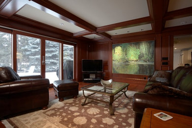 Inspiration for a timeless living room remodel in Calgary