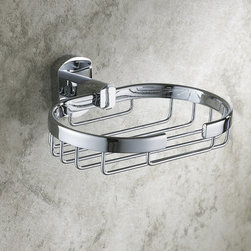 Solid Brass Bathroom Accessories Soap Basket TCB7309 - Bathroom Accessories