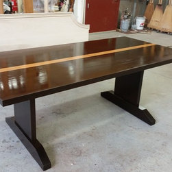 Inlaid Dining Room Table - Dining Tables