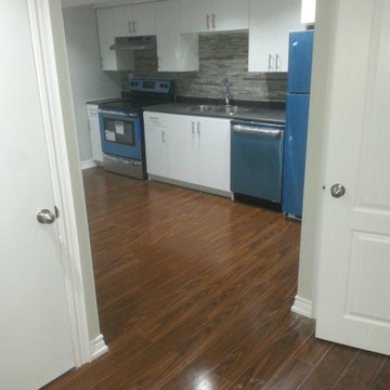 Bath and kitchen