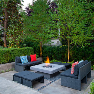 Cast Concrete Fire Pit Houzz