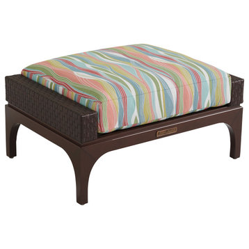 Abaco Outdoor All Weather Ottoman by Tommy Bahama