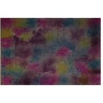 Bareen Designer Rugs - Overdyed Nicolett Pink/Yellow Wool Rug, 7'11x10'4 - Masterfully hand-knotted by skilled artists, this over dyed hand knotted rug highlights careful attention to detail and color to create a remarkable chromatic composition. Each rug is hand knotted using centuries old techniques and mellowed down by the natural energy of the sun. While retaining the original design each rug is given a unique artistic composition by over dying and washing each rug in remarkable color palette to produce a bolder, brighter, modern and saturated look. The modern inspired look with rich, luscious detailing, vibrant feel and a show-stopping palette with saturated colors provides an unexpected decor twist. The historic and timeless appearance of this collection offers an exquisite quality of one-of-a-kind artistic rugs.