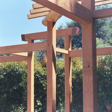 CB timber frame entry structure