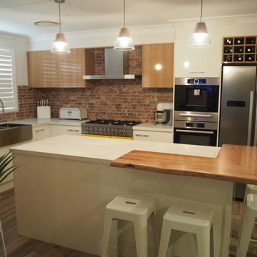 Kitchen with Timber Tops