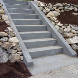 Concrete Steps - Landscaping Stones And Pavers
