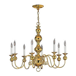 Virginian Chandelier With 8 Lights - Chandeliers