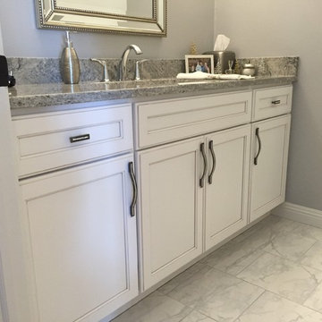 Maple "White / Pewter Accent" Kitchen
