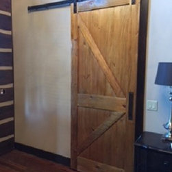 Pine Barn Door Slider - Interior Doors
