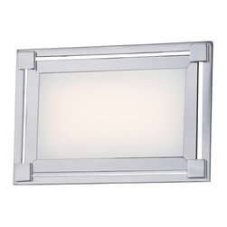 Contemporary Style 1 Light Bath Vanity by George Kovacs  in Chrome Finish - Lighting