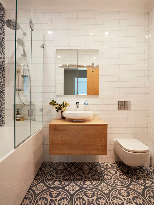 Small Bathroom Floor Tile | Houzz