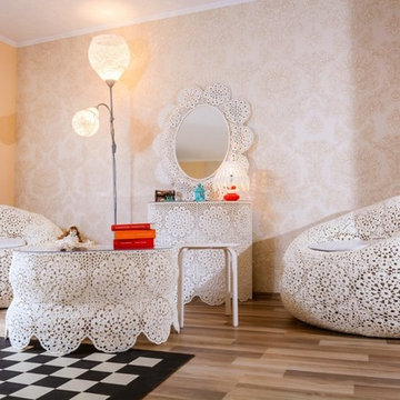 Handmade Crochet Furniture by Silvia Junjan. Select Photos