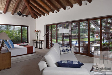 Inspiration for a timeless bedroom remodel in Miami