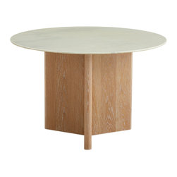 Jonathan Adler - Brussels Y-Base Dining Table, 44" - Dining Tables