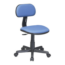 Task Office Chair in Blue Finish - Office Chairs