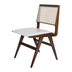 Worlds Away Felix Cane Back Dining Chair - Dining Chairs