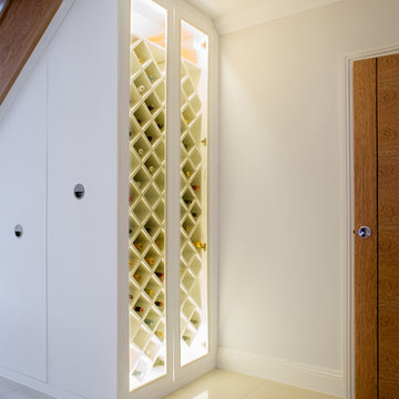 Under stairs units with wine storage