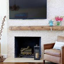 TV over fireplace