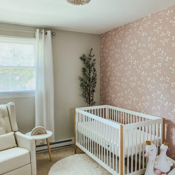 Rosy Girl's Nursery Design