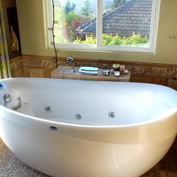 High End Bath Remodel of Woodland Hills Estate