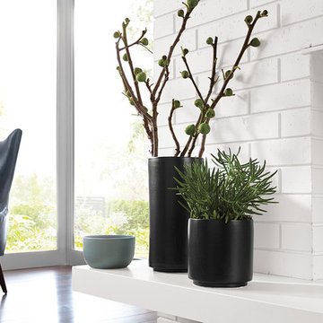 Shore Cylinder Planters by R&B