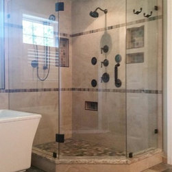 Frameless Shower Enclosures - Shower Doors