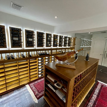 Luxury Wine Cellar Custom-Made Within a Miami Home’s Minimalist Interior