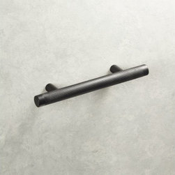 Amp Black Handle | CB2 - Cabinet And Drawer Knobs