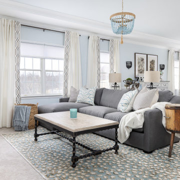 Horse Head Lamps Master Suite