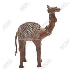 RUSTIC DHOKRA CAMEL STATUE - Decorative Objects And Figurines