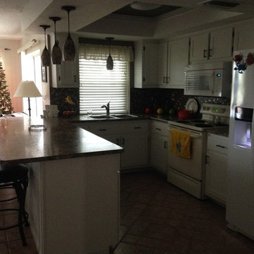 New Summer Carnival 1875 Wilsonart HD laminate tops with bevel edge