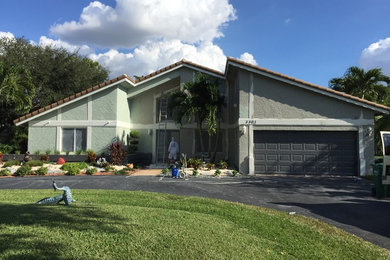Exterior House Paint Project Before pic 1